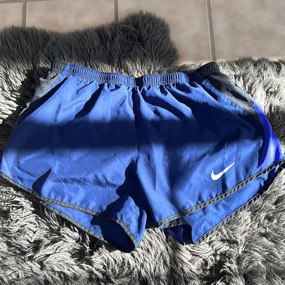 NIKE Dri-Fit navy blue running shorts